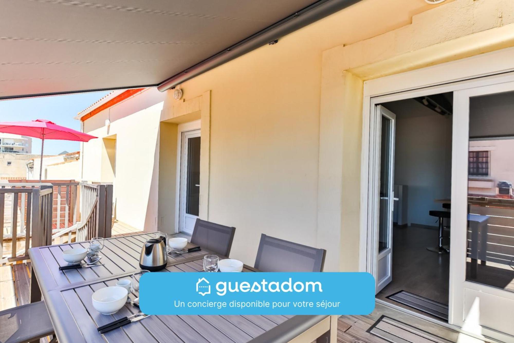 Cote Plage - Vue Mer - Terrasse Σαιν-Ζαν-ντε-Μον Εξωτερικό φωτογραφία
