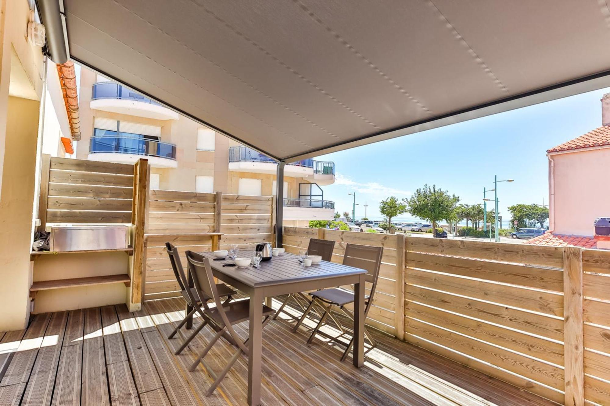 Cote Plage - Vue Mer - Terrasse Σαιν-Ζαν-ντε-Μον Εξωτερικό φωτογραφία